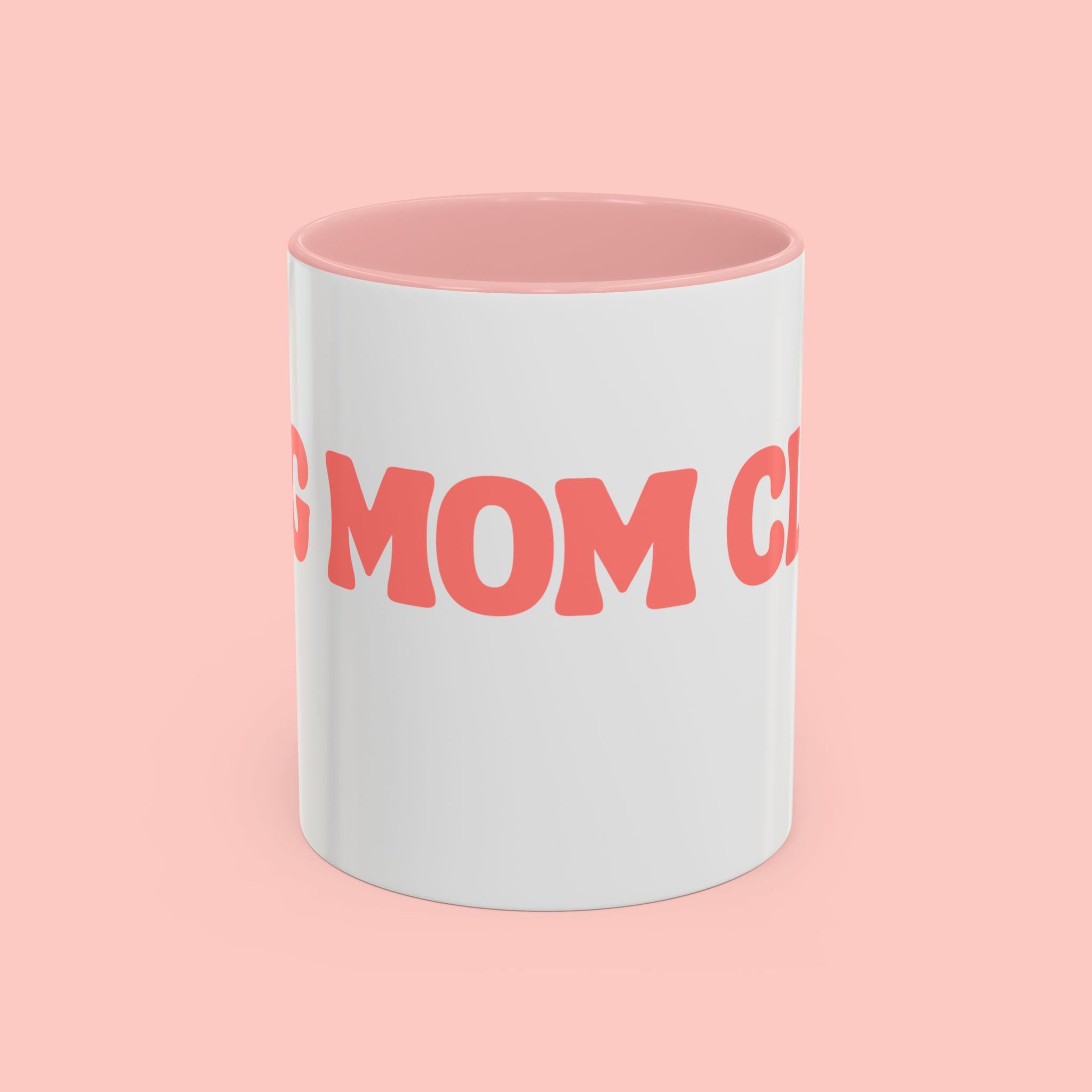 Mom Club Coffee Mug — Cute Paw Print Accent Mug for Dog Moms (11/15 oz)