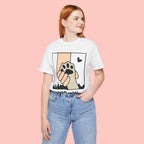 Dog Mom T-Shirt — "Love Your Dog Like a Mom" Paw Print Graphic