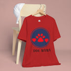 Dog Mama T-Shirt — Cute Paw & Heart Graphic Tee for Dog Lovers