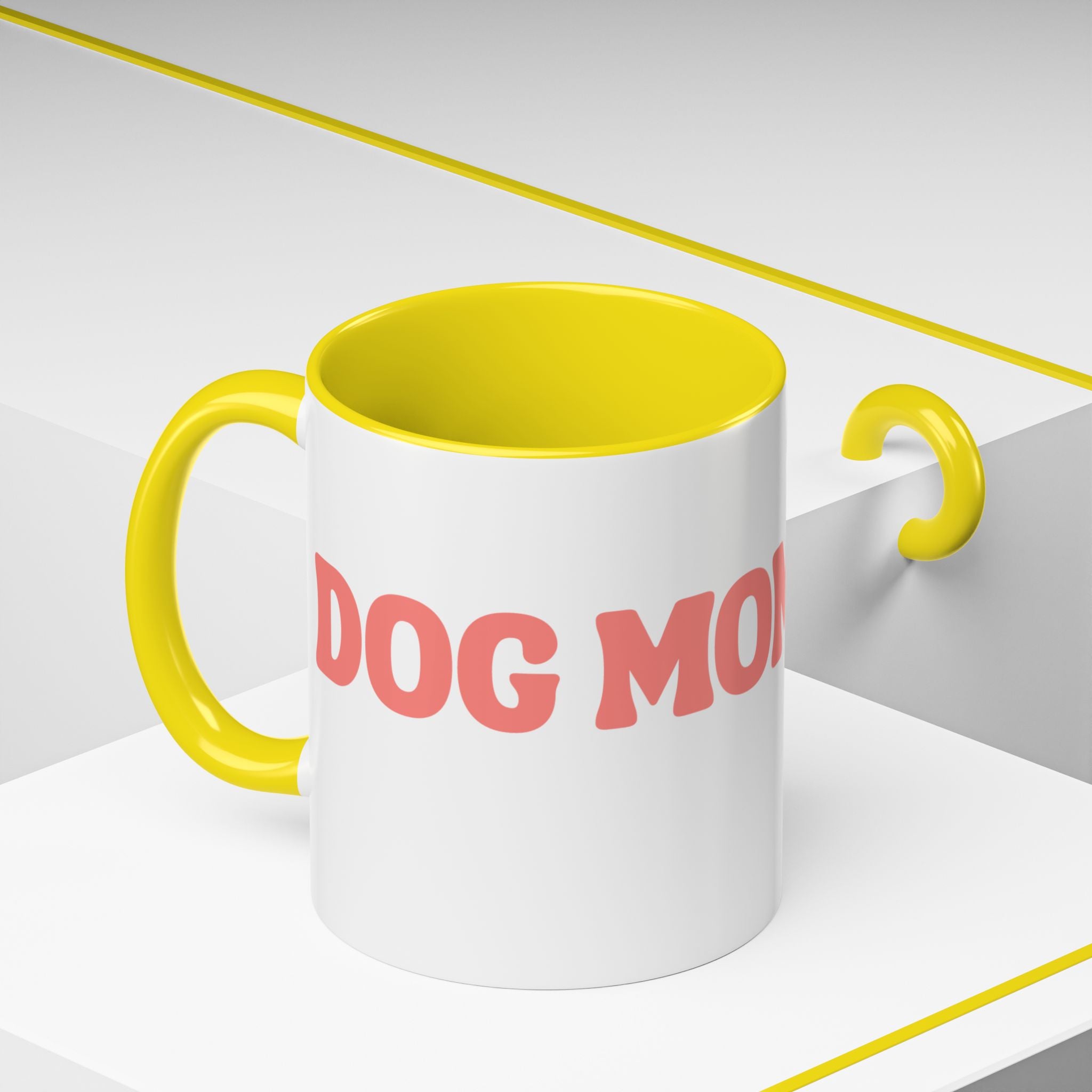 Mom Club Coffee Mug — Cute Paw Print Accent Mug for Dog Moms (11/15 oz)