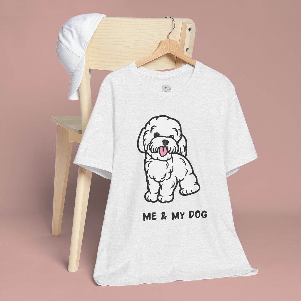 Me & My Dog T-Shirt — Cute Cartoon Puppy Tee for Dog Lovers