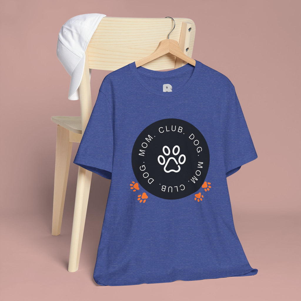 Dog Mom Club T-Shirt — Paw Print Graphic Tee for Pet Lovers
