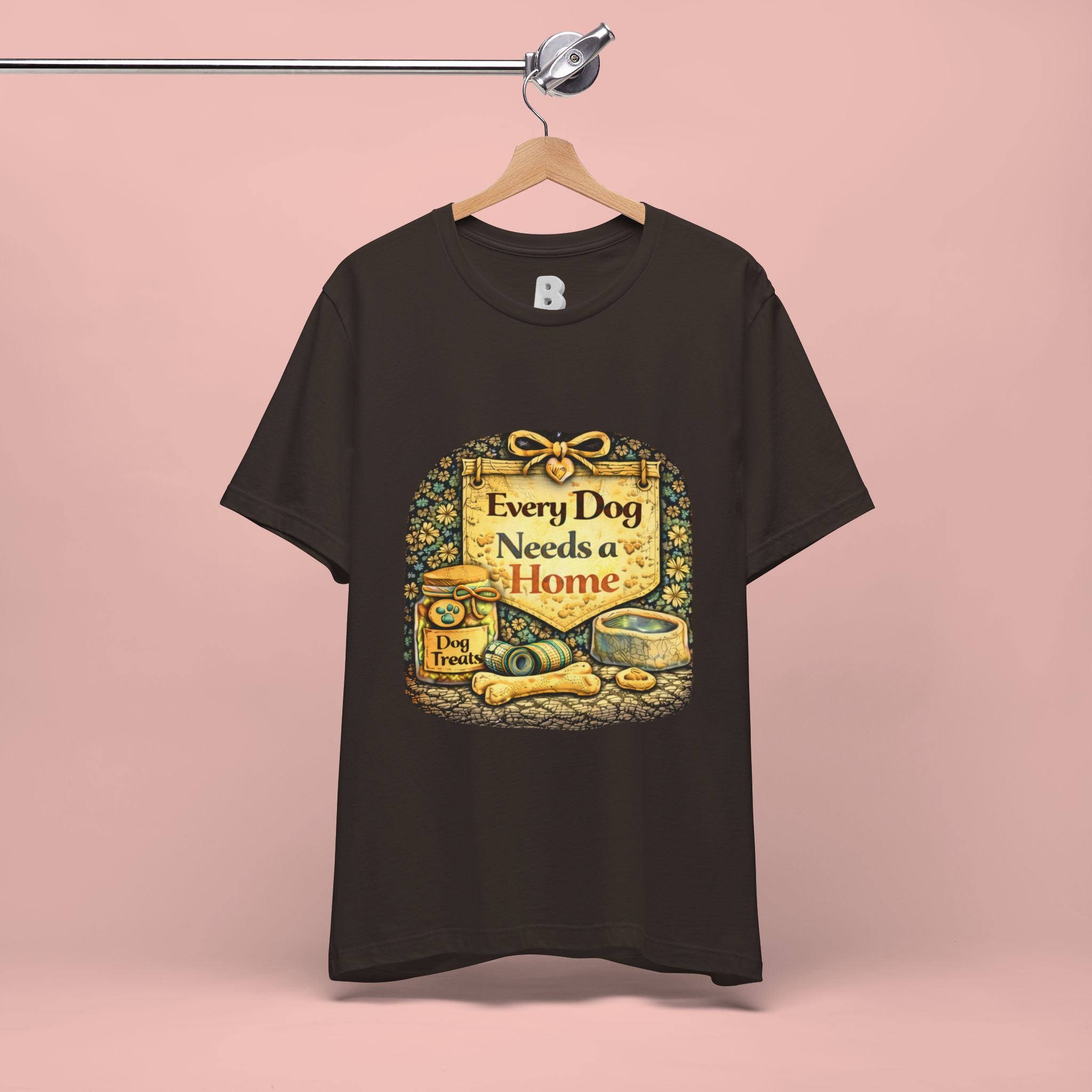 Dog Rescue Tee — "Every Dog Needs a Home" Shelter Support T-Shirt
