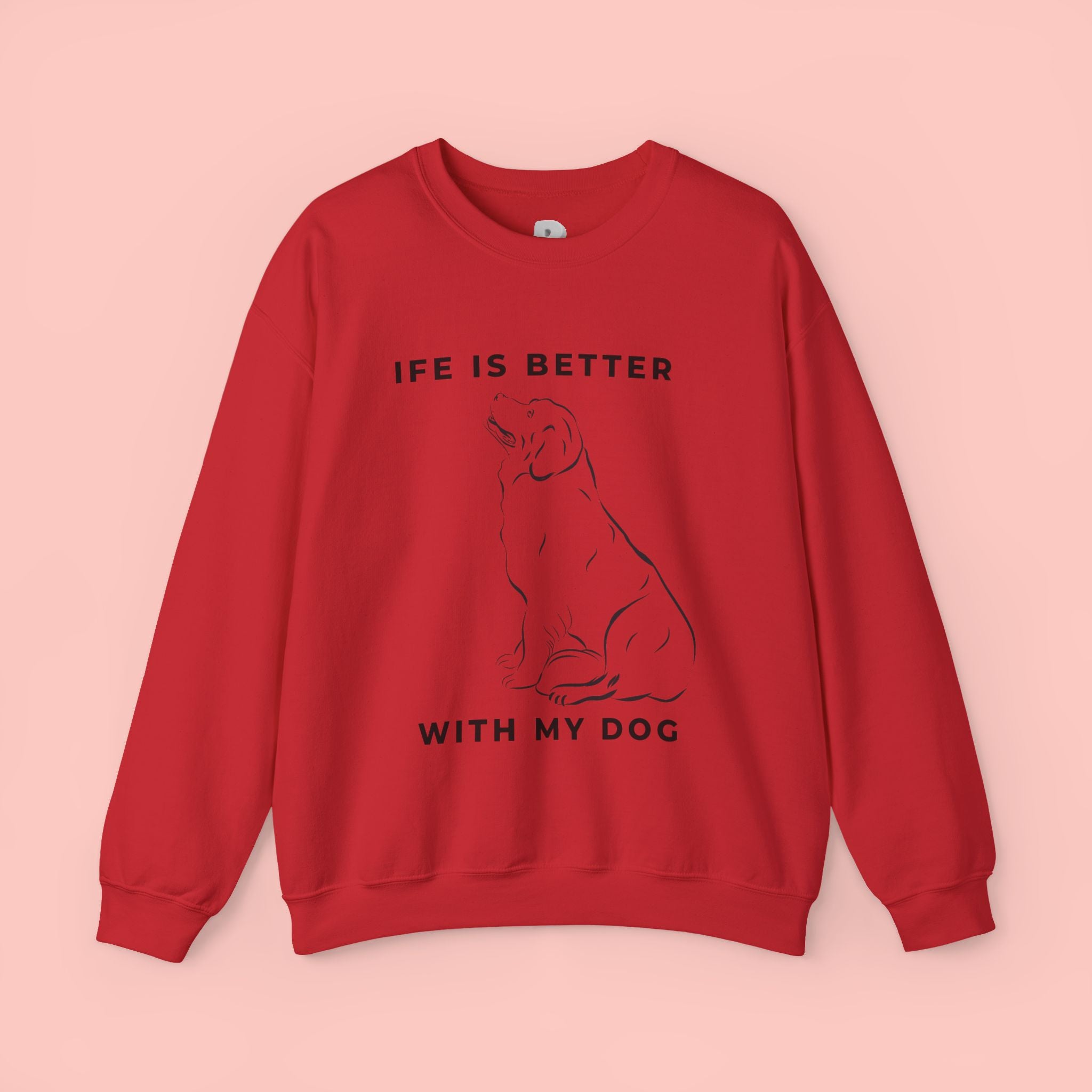 Dog Mom Sweatshirt – 'Dog Mom' Polaroid Graphic Crewneck