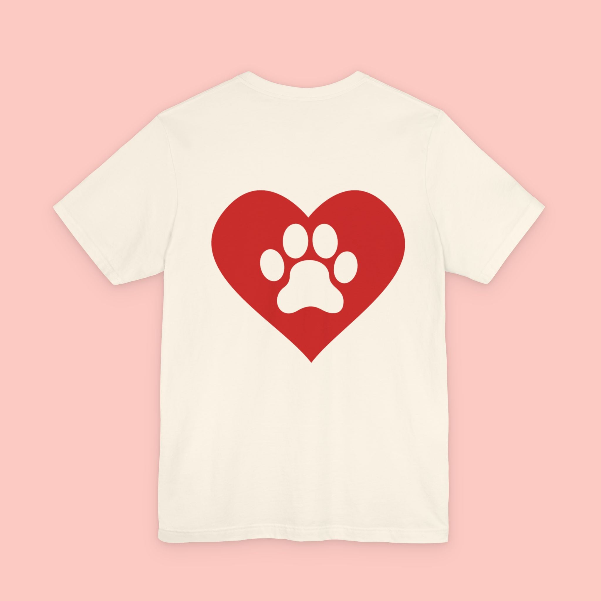 Pet Lover Heart Paw T-Shirt