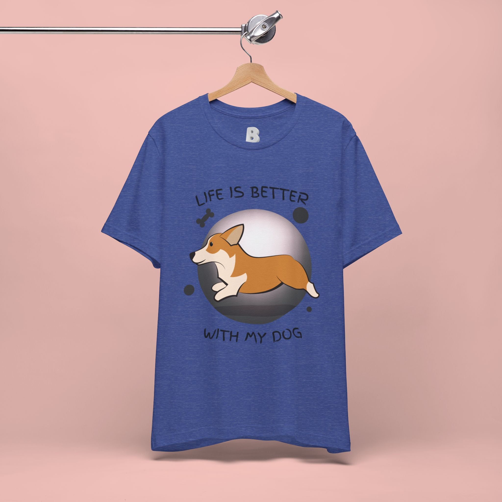 Life Is Better With My Dog Corgi T-Shirt