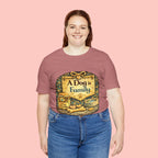 A Dog Is Family T-Shirt - Vintage Pet Lover Tee
