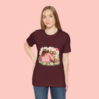 Dog Mom T-Shirt — Cute Floral Puppy Tee for Dog Lovers