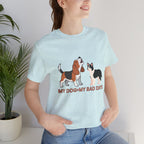 My Dog > My Bad Days T‑Shirt — Cute Beagle & Corgi Graphic Tee for Dog Lovers