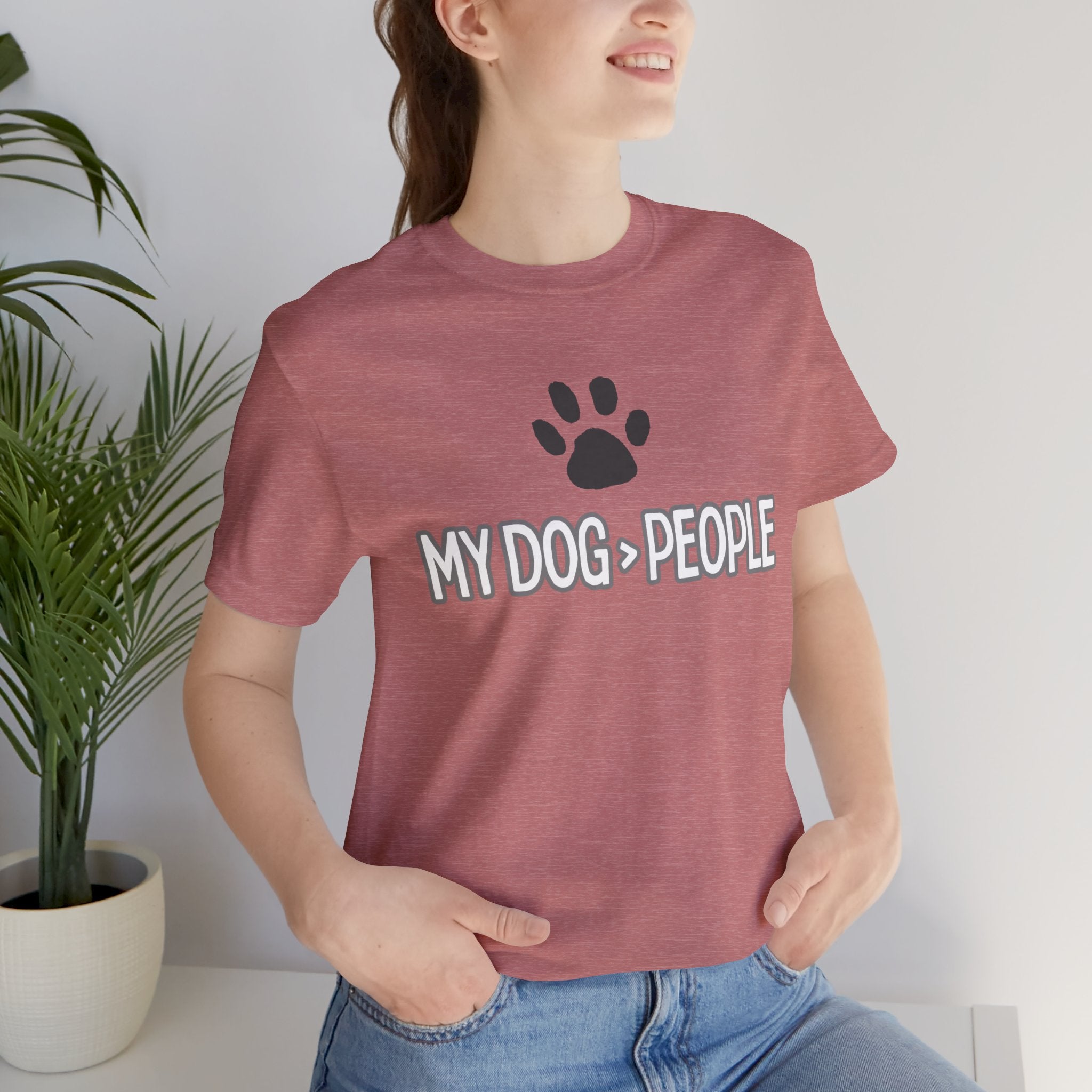 My Dog People T-Shirt — Dog Paw Graphic Tee for Dog Lovers