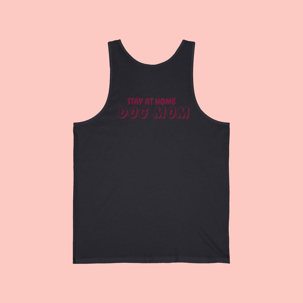 Stay At Home Dog Mom Tank Top — Cute Pet Lover Summer Tank