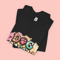 Dog Mom T-Shirt — Colorful Paw Print Graphic Tee for Pet Lovers