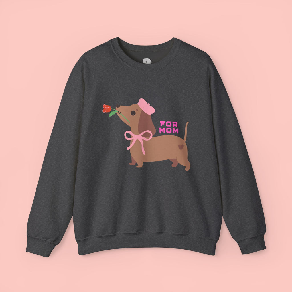 Dachshund 'For Mom' Crewneck Sweatshirt – Cute Dog Mom Gift
