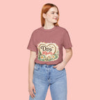 Dog Mom T-Shirt – Floral Heart Paw Design
