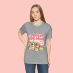Proud Dog Mom T-Shirt — Cute Corgi & Golden Retriever Floral Tee for Pet Lovers