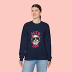 Cute Dog Sweatshirt — Cool Pup with Headphones Graphic Crewneck