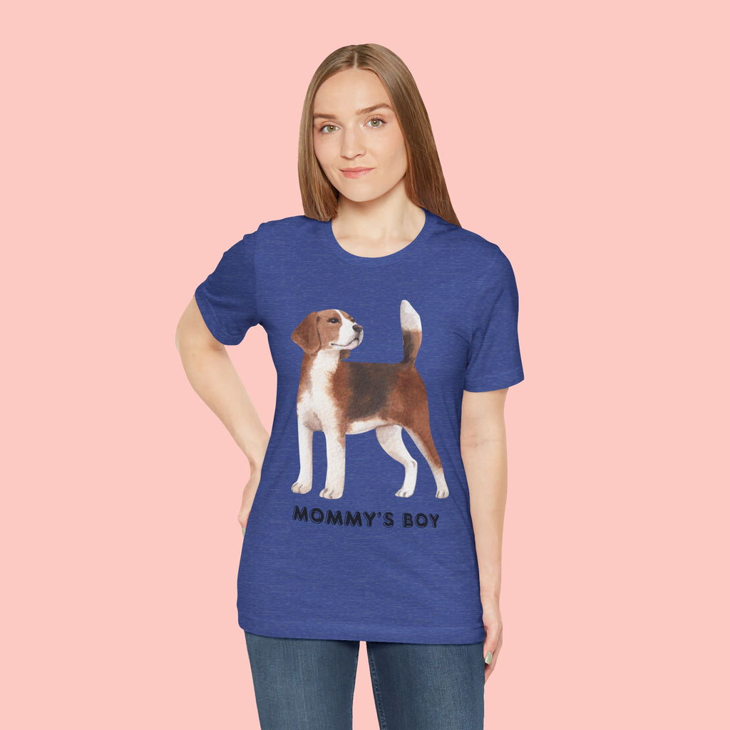 Mommy's Boy Beagle T-Shirt — Cute Dog Lover Tee