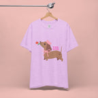 Mommy’s Dachshund Tee – Cute Dog with Rose “For Mom” Shirt