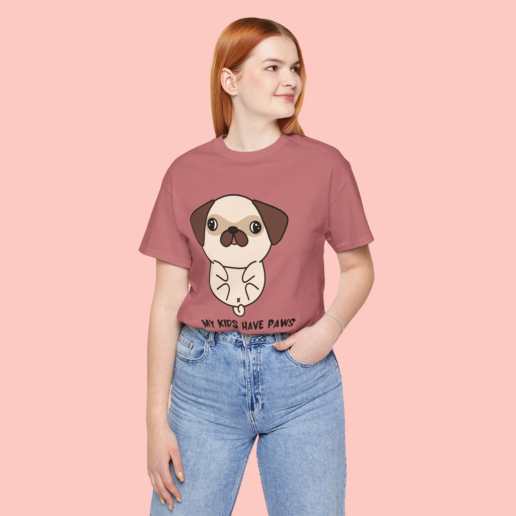 Pug 'My Kids Have Paws' T-Shirt