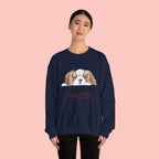 Dog Mom Sweatshirt - "I'm Counting On My Dog" Cute Cavalier King Charles Crewneck