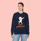 Crewneck Sweatshirt - 'Mom Approved' Dabbing Dog Cute Graphic