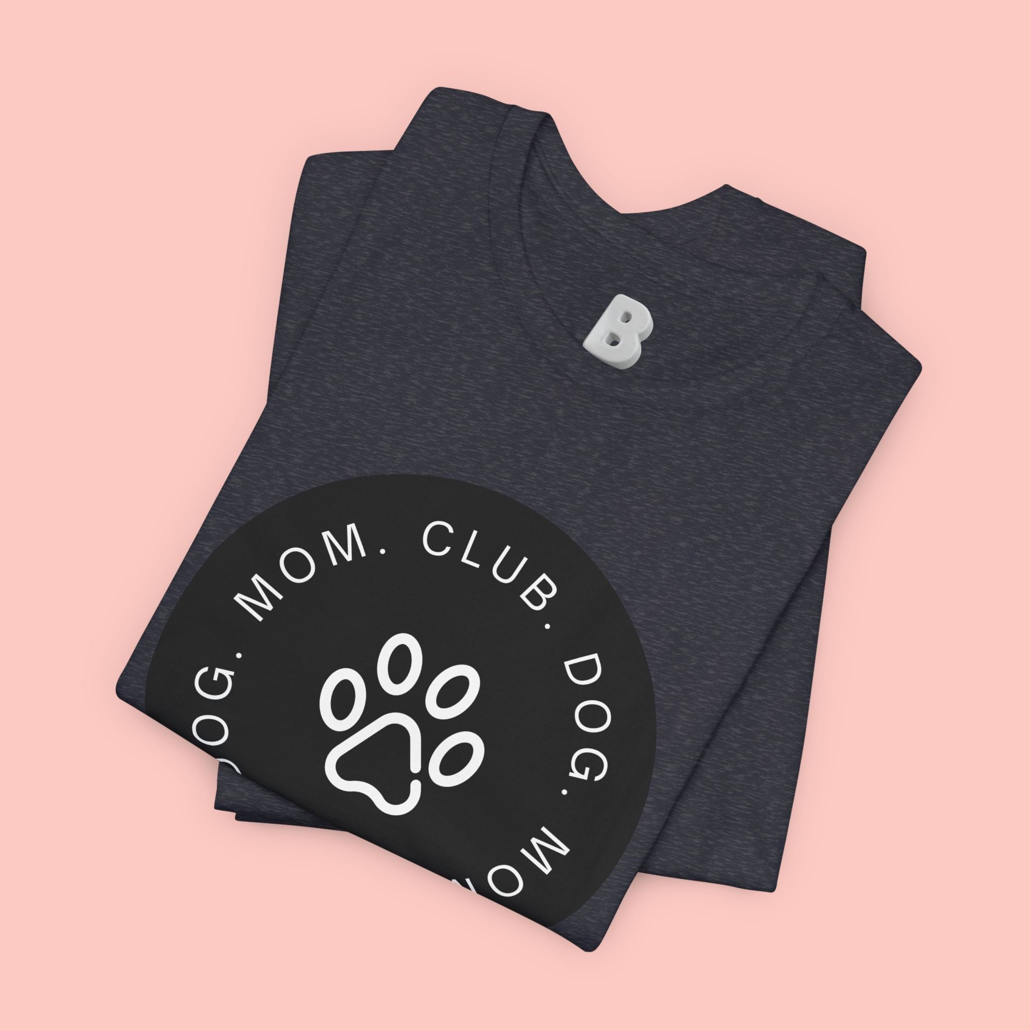 Dog Mom Club T-Shirt — Paw Print Graphic Tee for Pet Lovers