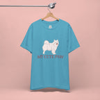 My Cute Paw Samoyed T‑Shirt — Cute Dog Graphic Tee for Pet Lovers