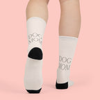 Dog Mom Sublimation Crew Socks — Cute Pet Lover Gift