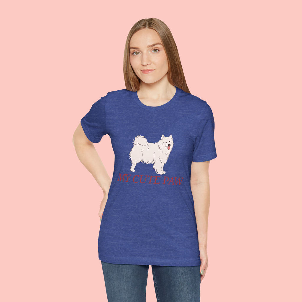 My Cute Paw Samoyed T‑Shirt — Cute Dog Graphic Tee for Pet Lovers