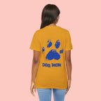Dog Mom Paw Print T-Shirt