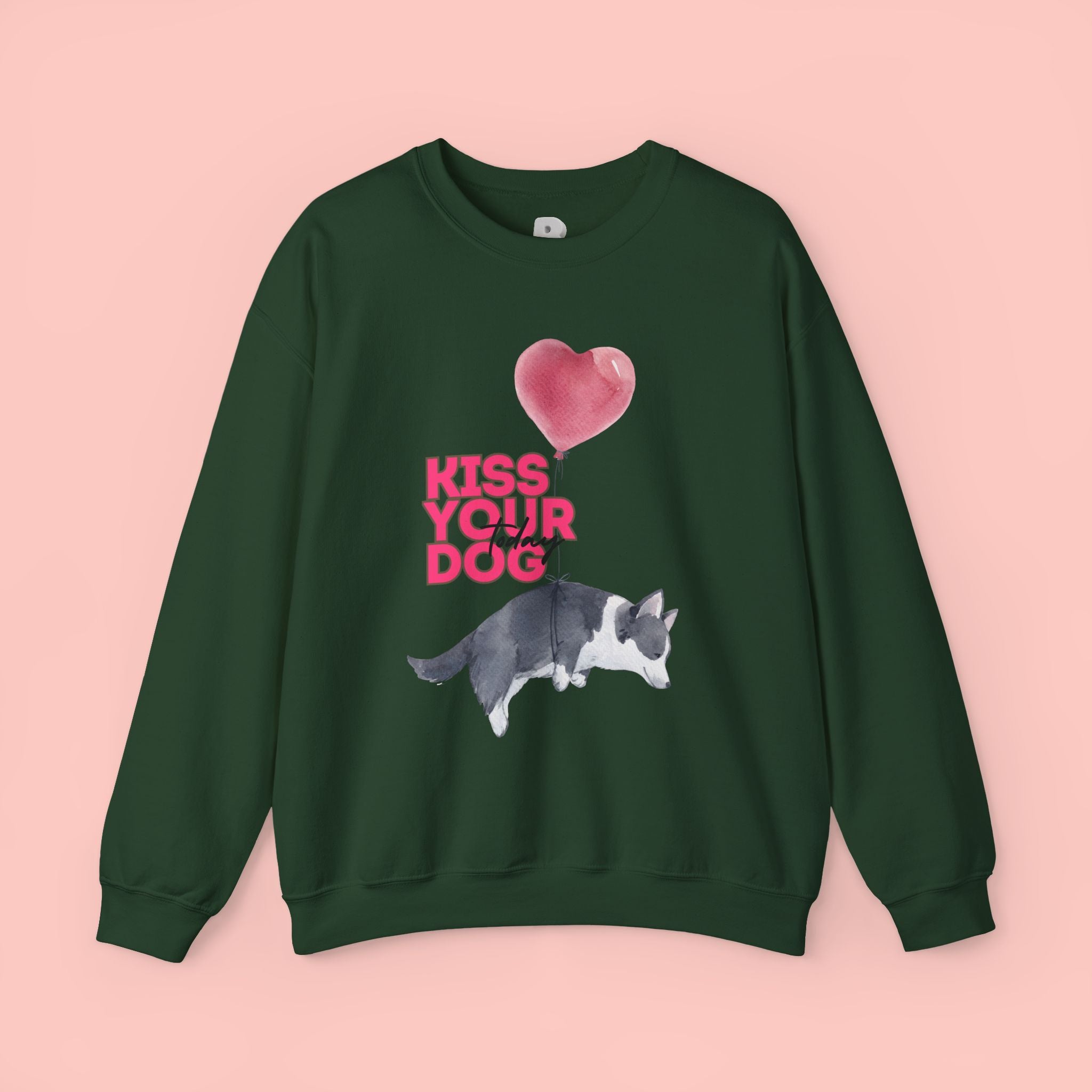 Kiss Your Dog Crewneck Sweatshirt