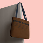 Dog Mom Tote Bag - 'Dog Mom' Printed Canvas Carryall, Gift for Dog Lovers