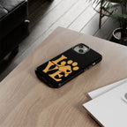 Phone Case — LOVE Paw Print Design (Pet Lover Protective Case)