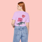 Kiss Your Dog Tee — Corgi Heart Balloon Graphic T-Shirt