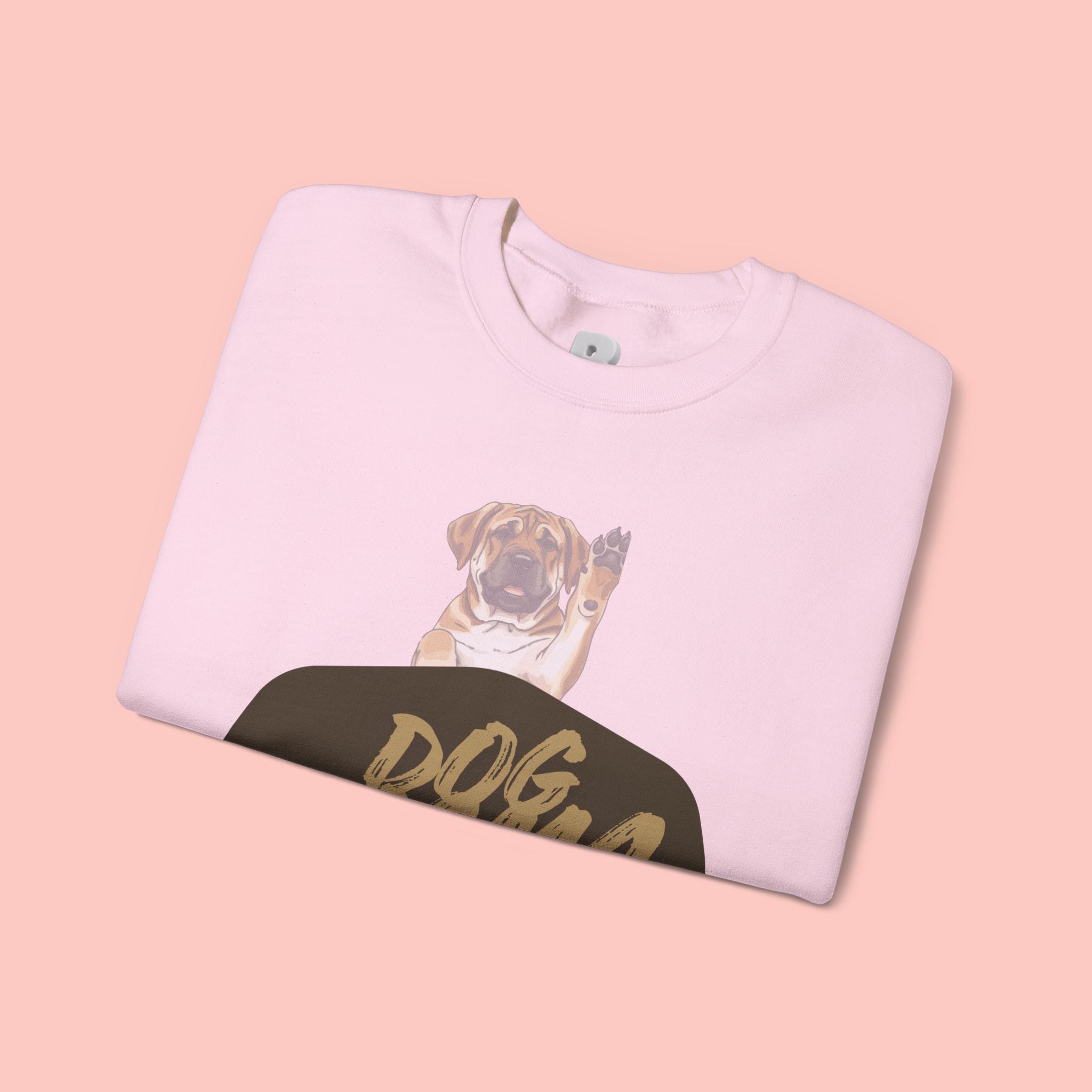 Dog Mama Crewneck Sweatshirt — Cute Puppy Graphic Pullover for Dog Lovers
