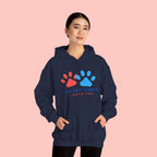 Dog Mom Hoodie – “I Am Not Single I Have Dog” Paw Print Hoodie
