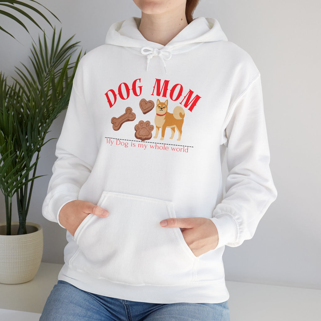 Dog Mom Hoodie – Cute Dog Paw & Bone Graphic Sweatshirt