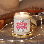 Best Dog Mom Ever Soy Candle — 9oz Scented Gift for Dog Lovers