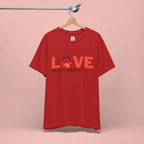 Dog Lover Tee - "LOVE My Dog > People" Paw Print Graphic T-Shirt
