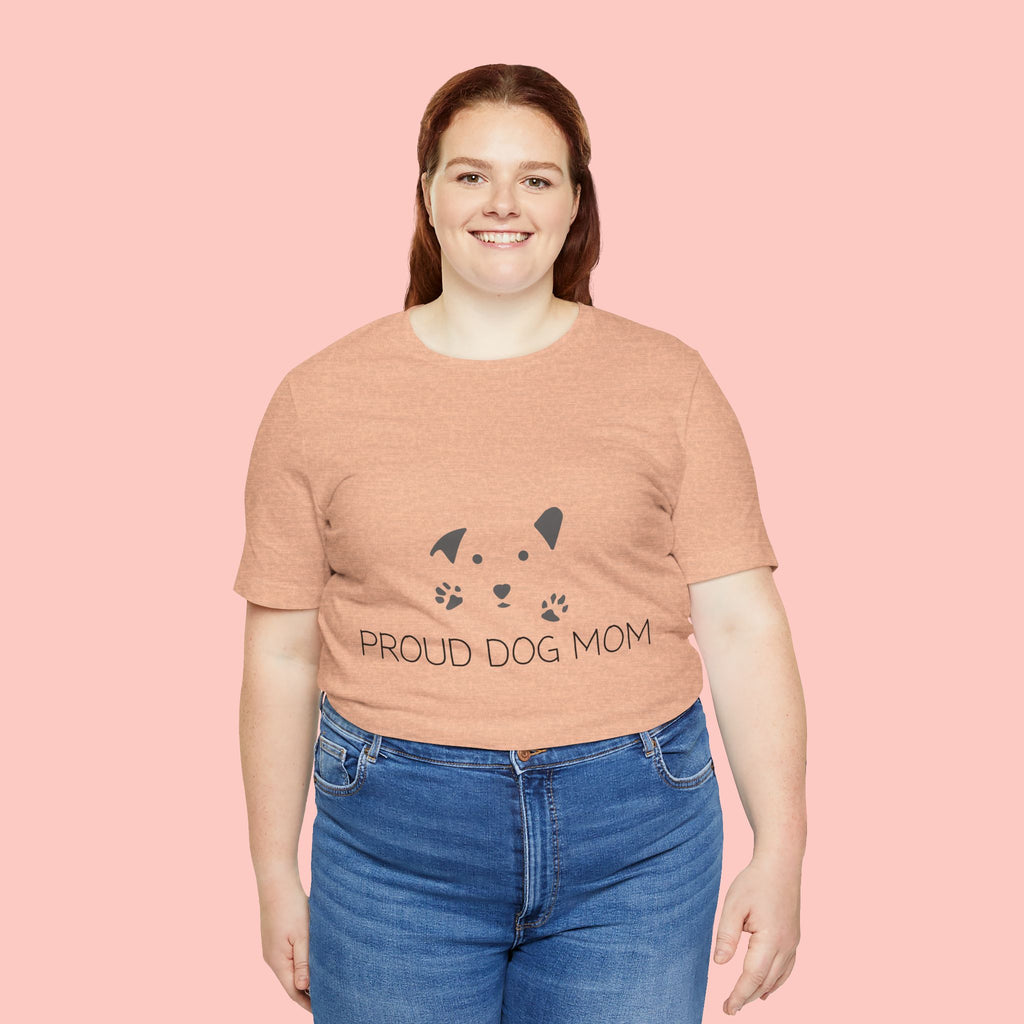 Proud Dog Mom T-Shirt — Cute Paw Print Dog Mom Tee