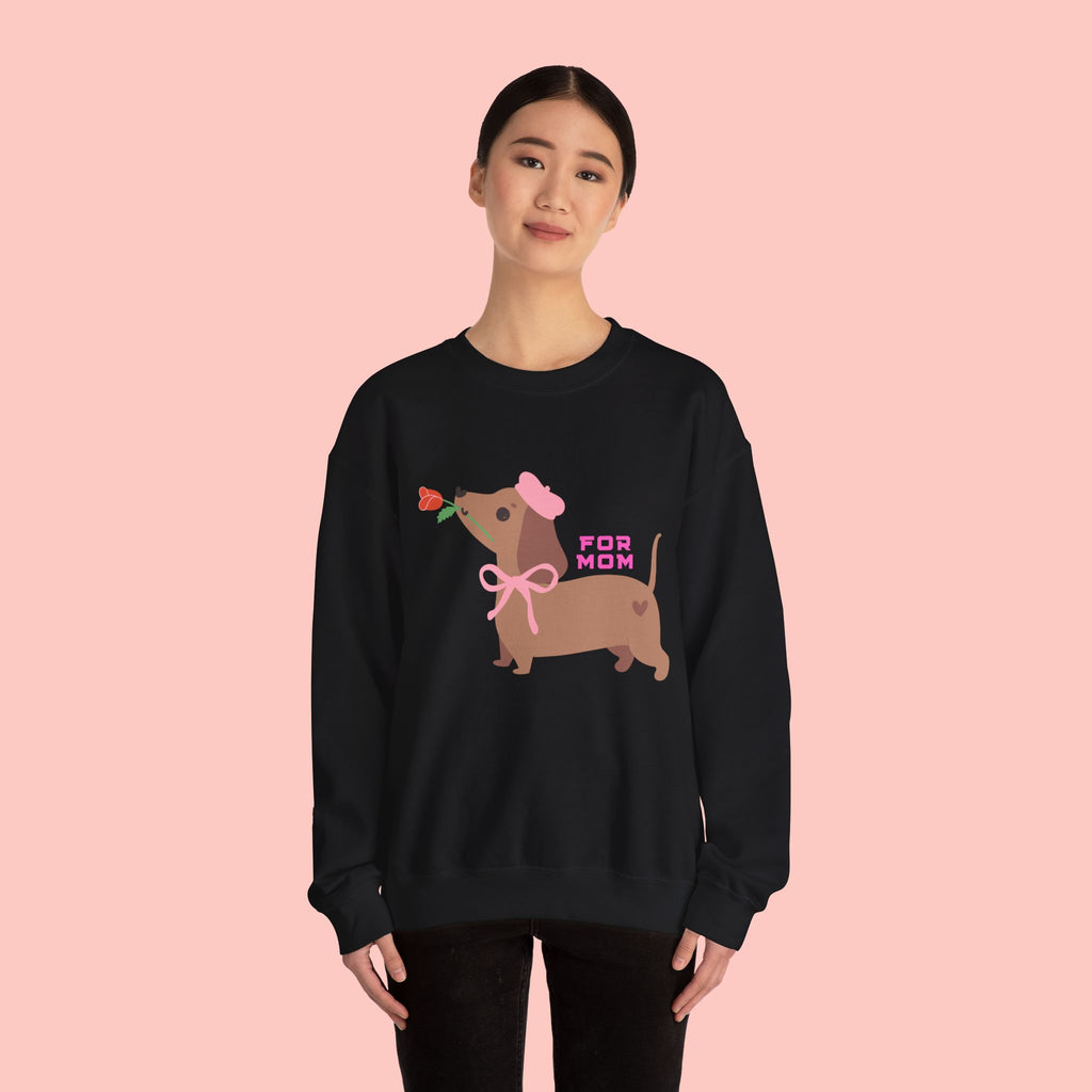 Dachshund 'For Mom' Crewneck Sweatshirt – Cute Dog Mom Gift