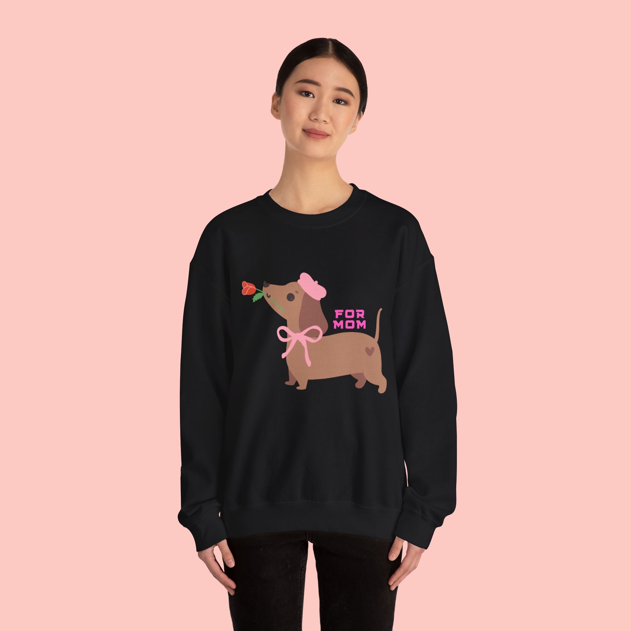 Dachshund 'For Mom' Crewneck Sweatshirt – Cute Dog Mom Gift