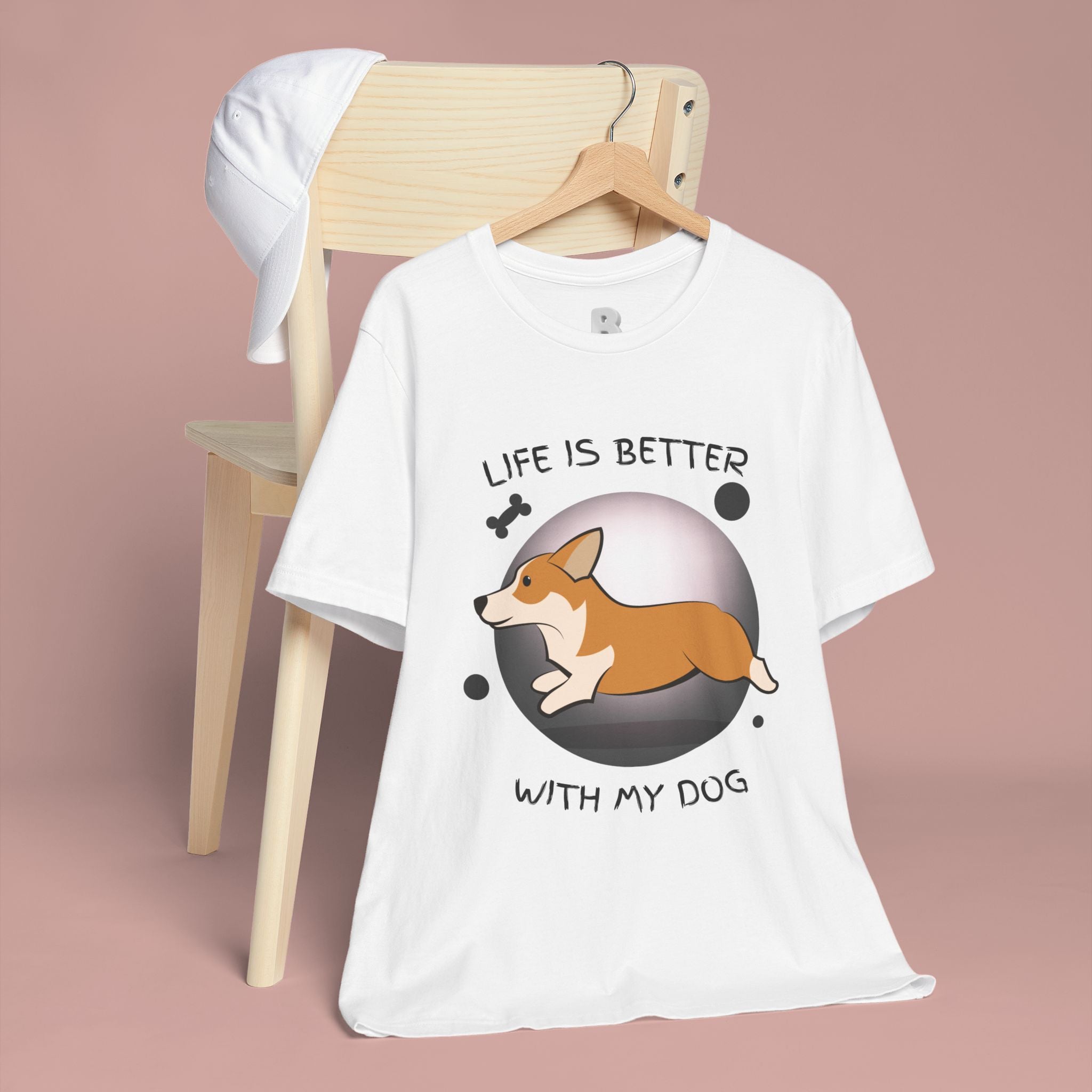 Life Is Better With My Dog Corgi T-Shirt