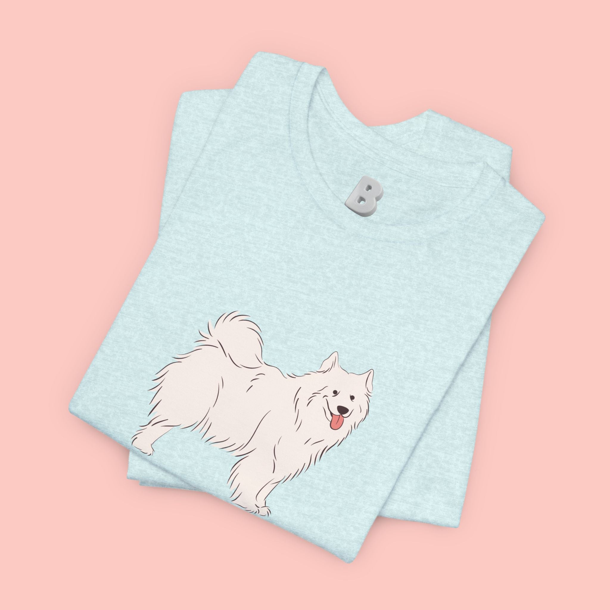 My Cute Paw Samoyed T‑Shirt — Cute Dog Graphic Tee for Pet Lovers