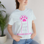 Blessed Dog Mom T-Shirt — Pink Paw Graphic Tee