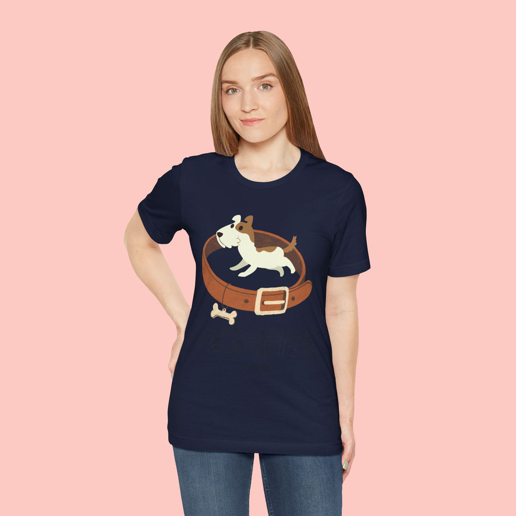 Mommy's Dog T-Shirt – Cute Puppy & Collar Graphic Tee for Dog Moms