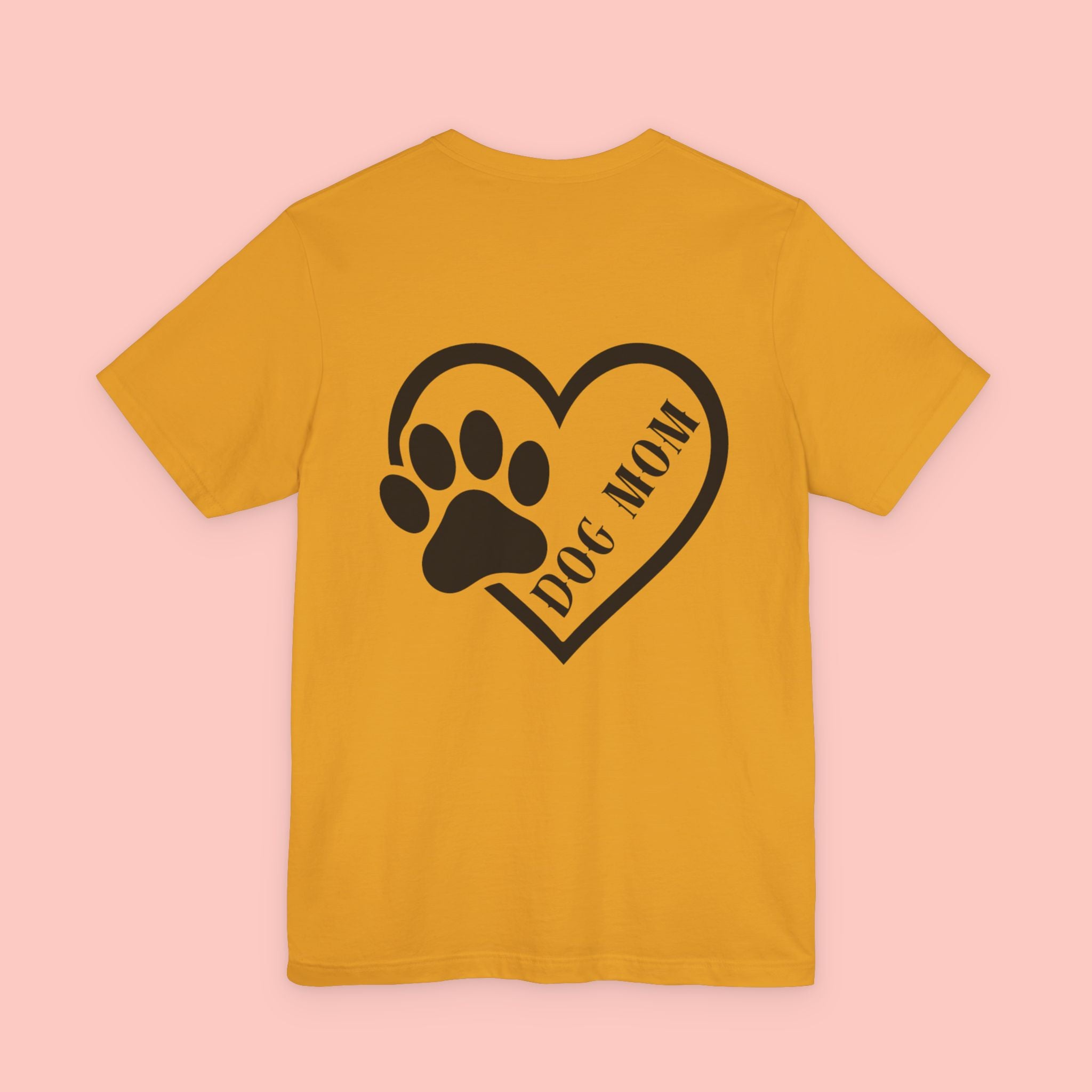 Dog Mom Heart Paw T-Shirt – Cute Pet Lover Tee