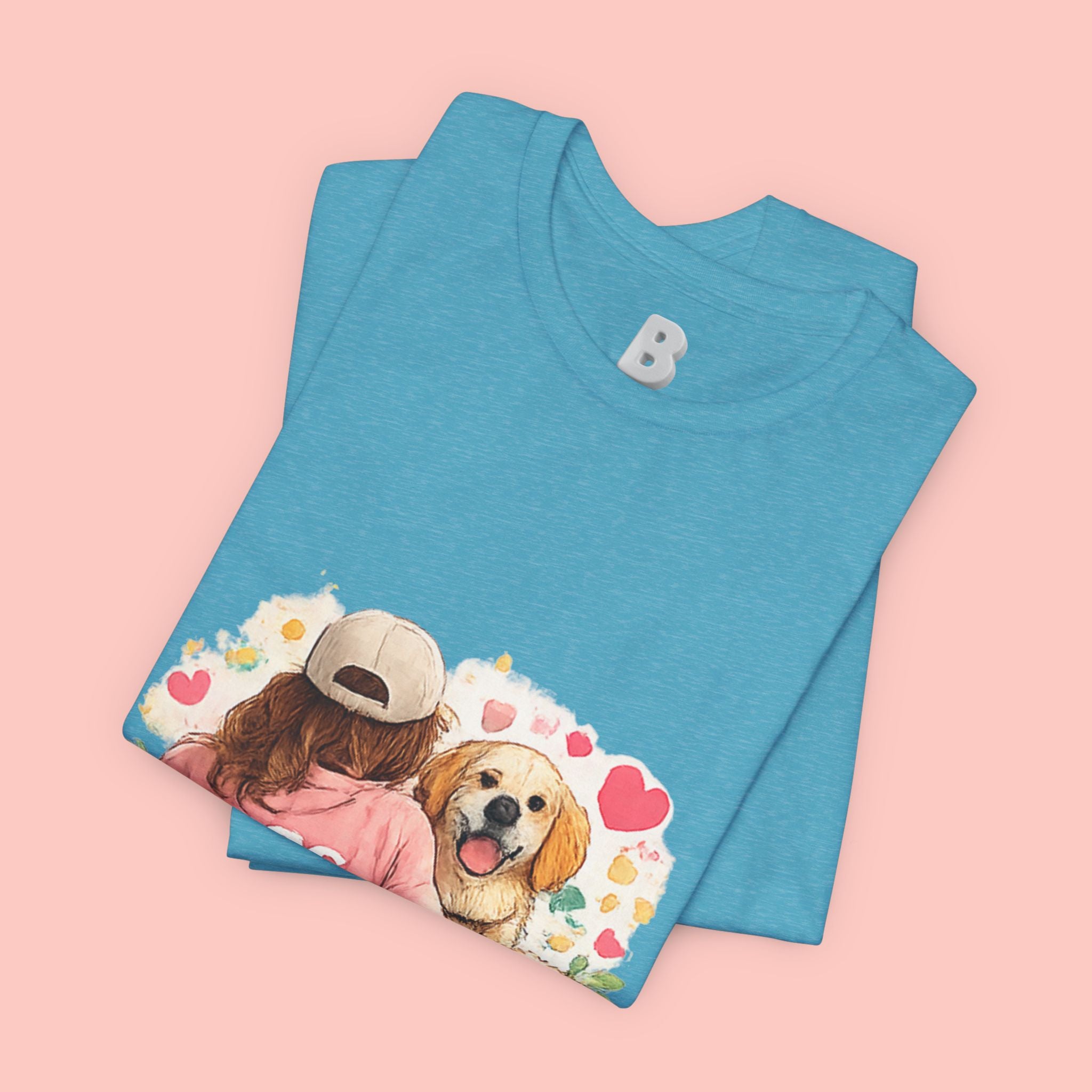 Dog Mom T-Shirt — Cute Floral Puppy Tee for Dog Lovers
