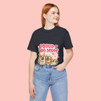 Proud Dog Mom T-Shirt — Cute Corgi & Golden Retriever Floral Tee for Pet Lovers