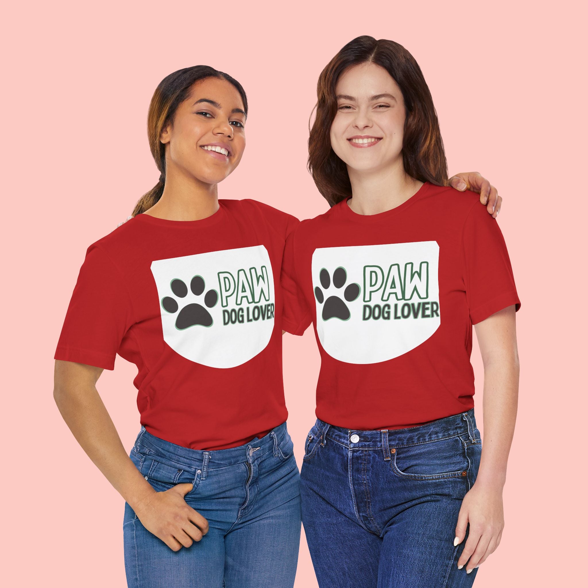 Paw Dog Lover T-Shirt — Cute Paw Print Tee for Dog Owners